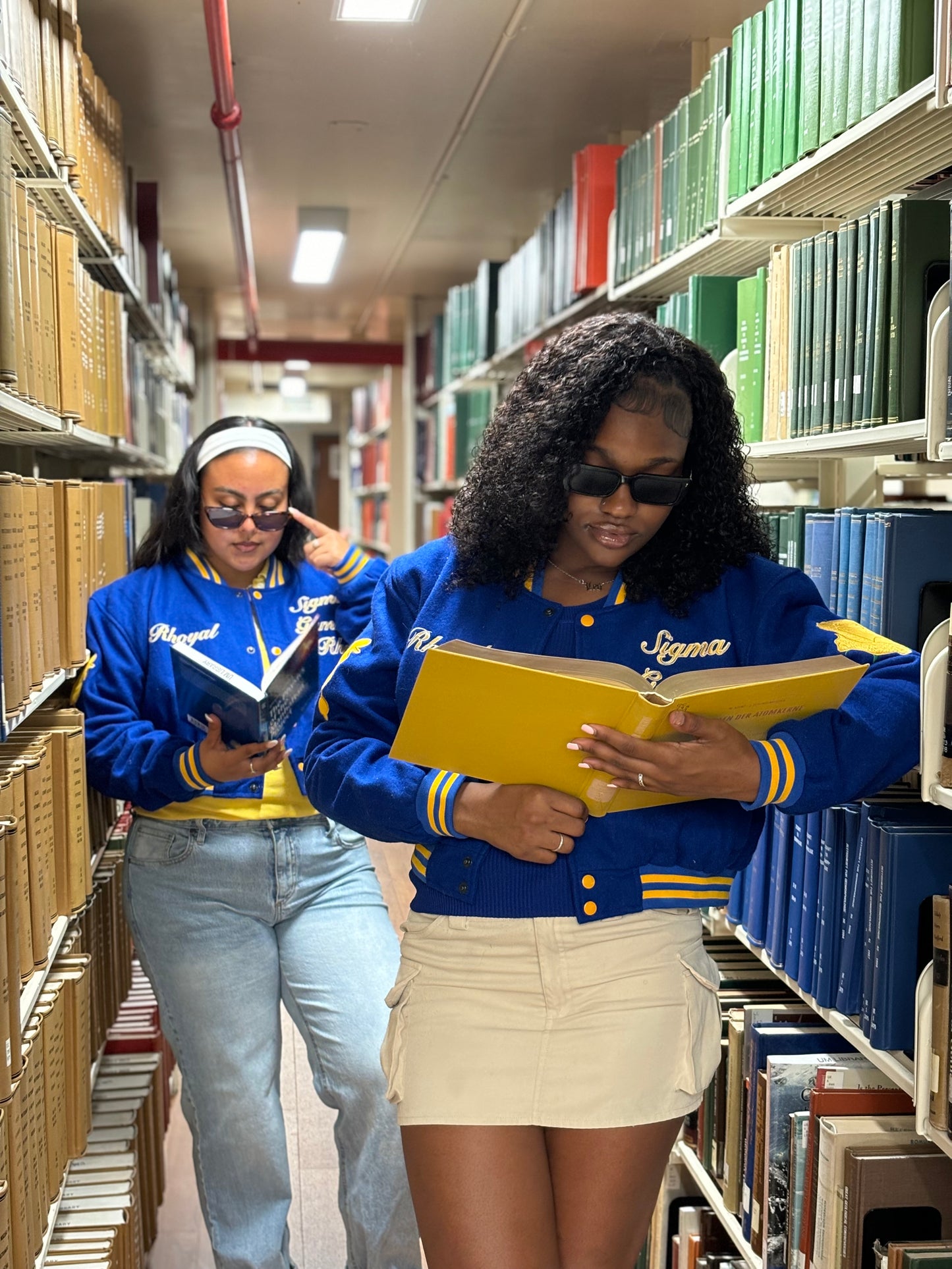 Sigma Gamma Rho Cropped Varsity Jacket