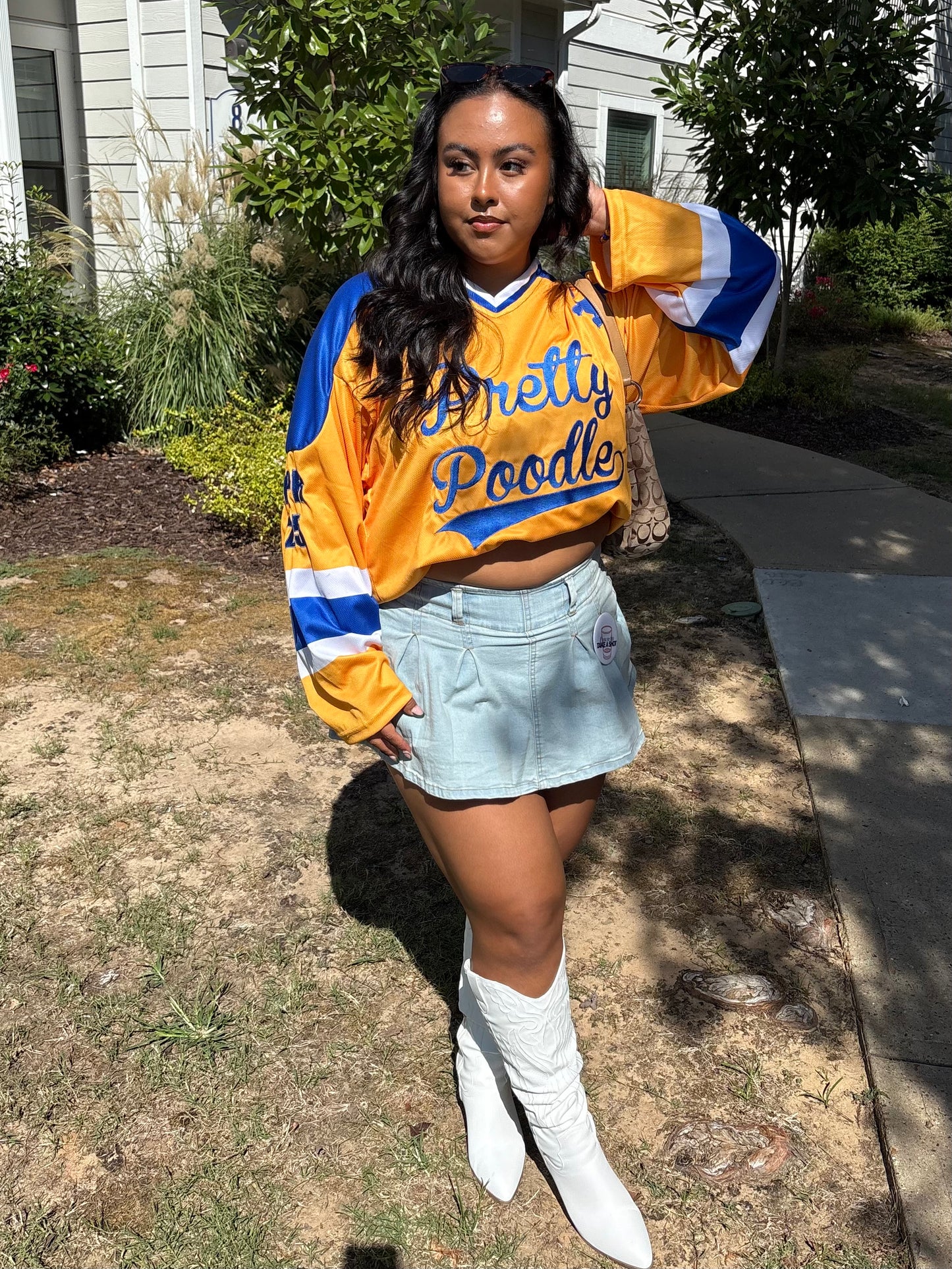 Pretty Poodle Hockey Jersey