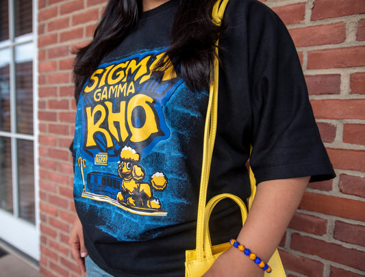 Meet me at Poodle Station t-shirt -BLACK